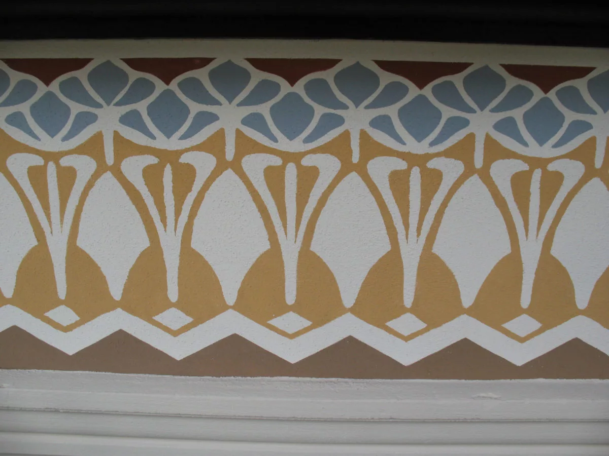 Schablonenmalerei Gartenstraße Nachher