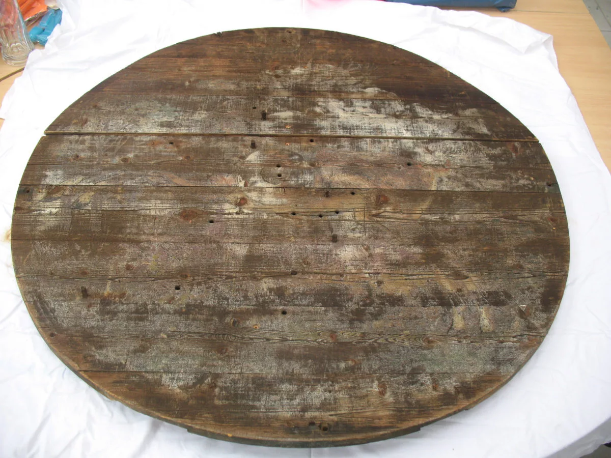 Restaurierung am Jagdhaus Vorher